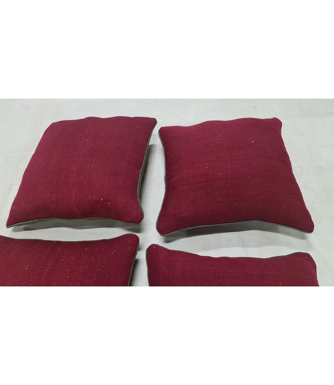 4x kilim cushion cover modern ca 45x45 cm with filling