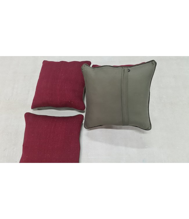 4x kelim kussens modern ca 45x45 cm met vulling