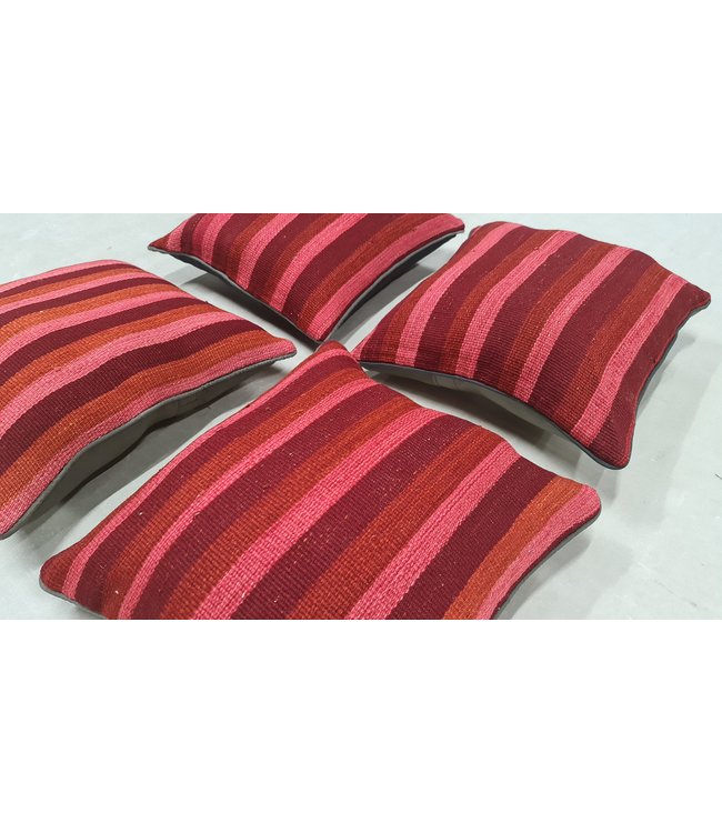 4x kelim kussens modern ca 45x45 cm met vulling