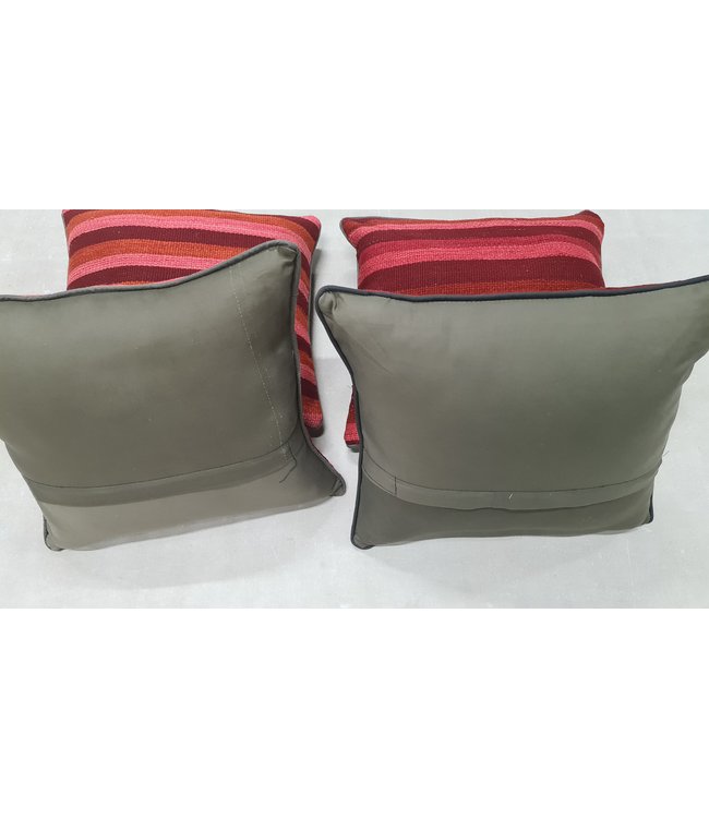 4x kelim kussens modern ca 45x45 cm met vulling