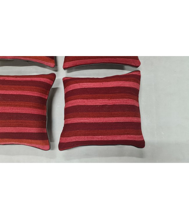 4x kelim kussens modern ca 45x45 cm met vulling