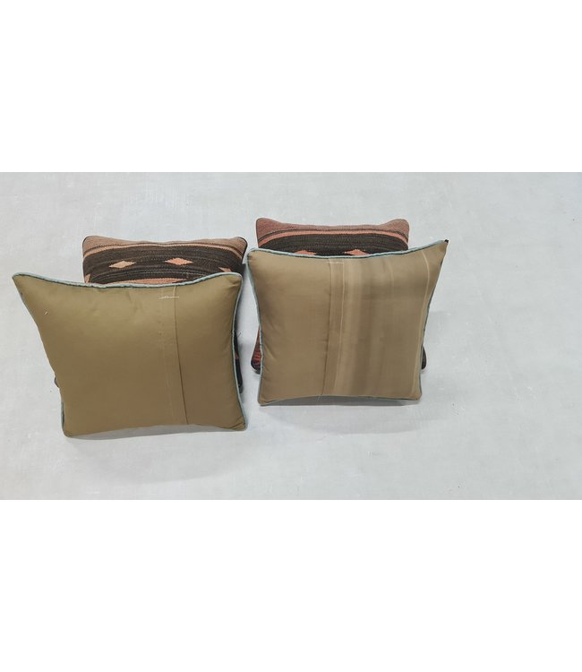 4x kelim kussens ca 45x45 cm met vulling