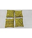 4x kilim cushion cover traditional ca 45x45 cm with filling