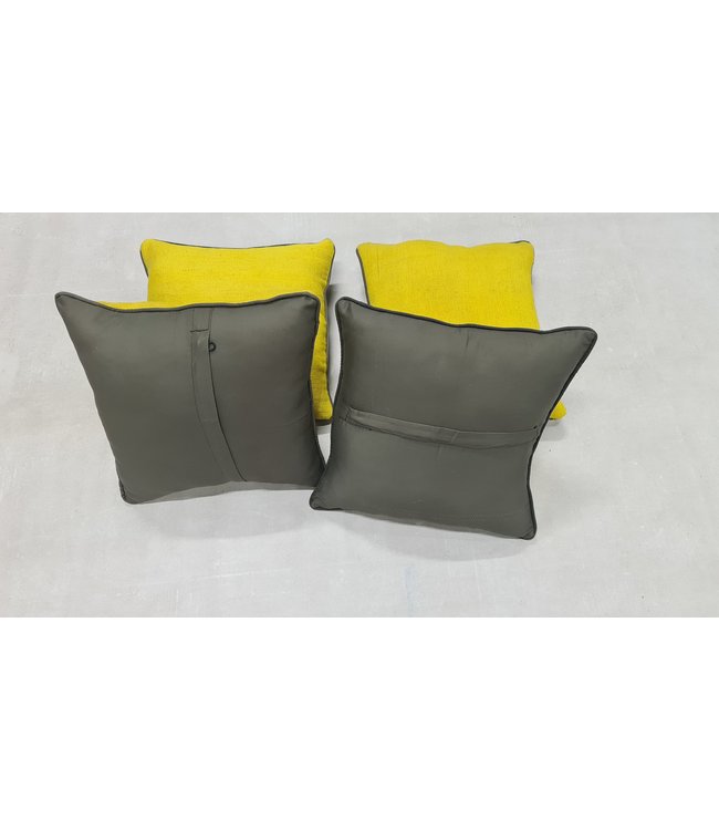 4x kilim cushion cover modern ca 45x45 cm with filling