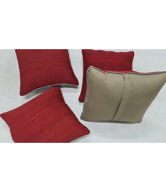 4x kelim kussens modern ca 45x45 cm met vulling