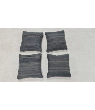 4x kilim cushion cover modern ca 45x45 cm with filling