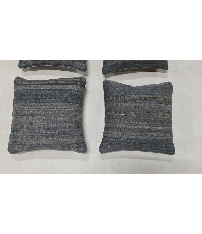 4x kelim kussens modern ca 45x45 cm met vulling