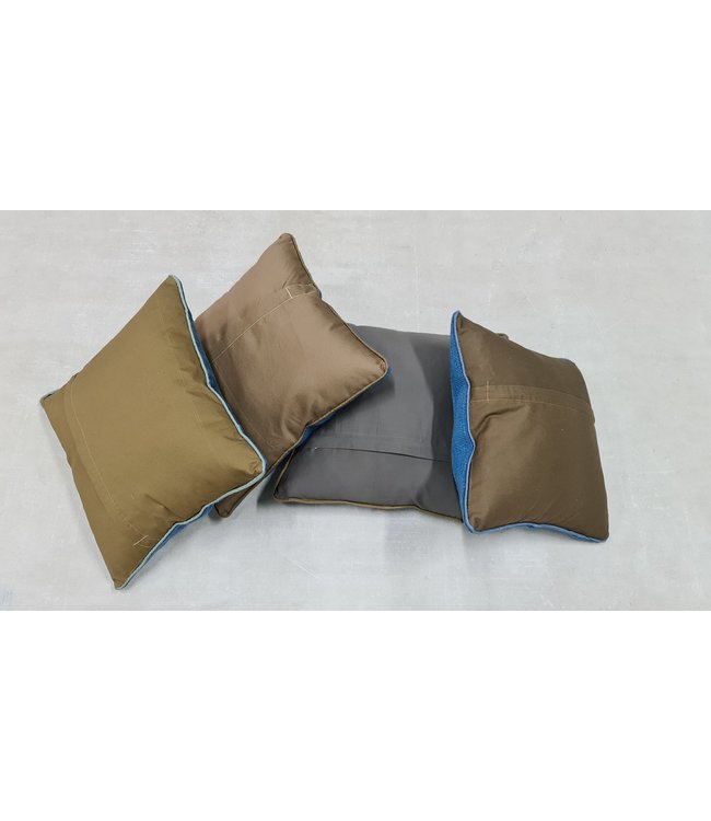 4x kilim cushion cover modern ca 45x45 cm with filling