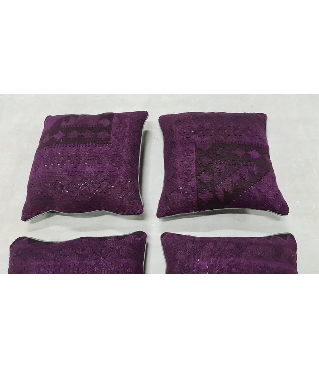4x kilim cushion cover traditional ca 45x45 cm with filling