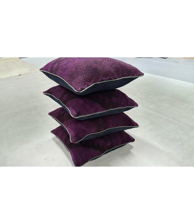 4x kelim kussens traditioneel ca 45x45 cm met vulling