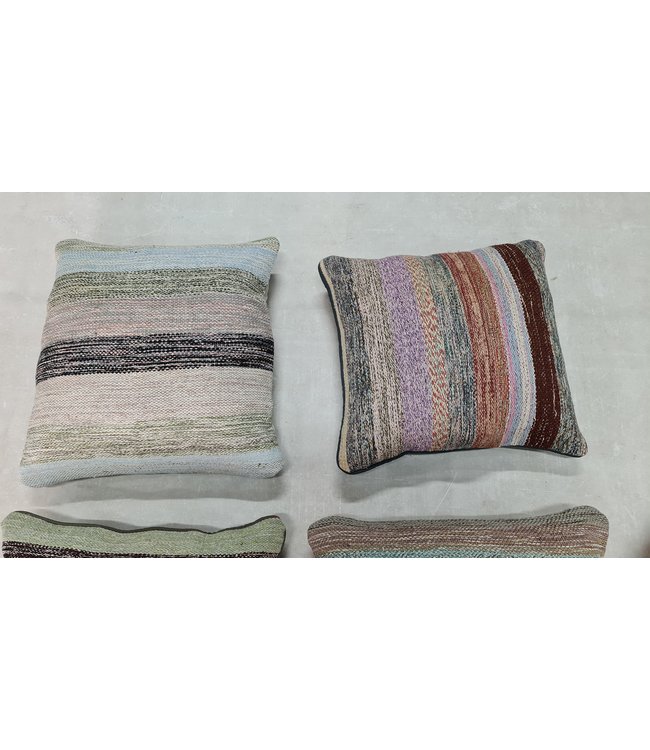 4x kelim kussens modern ca 45x45 cm met vulling