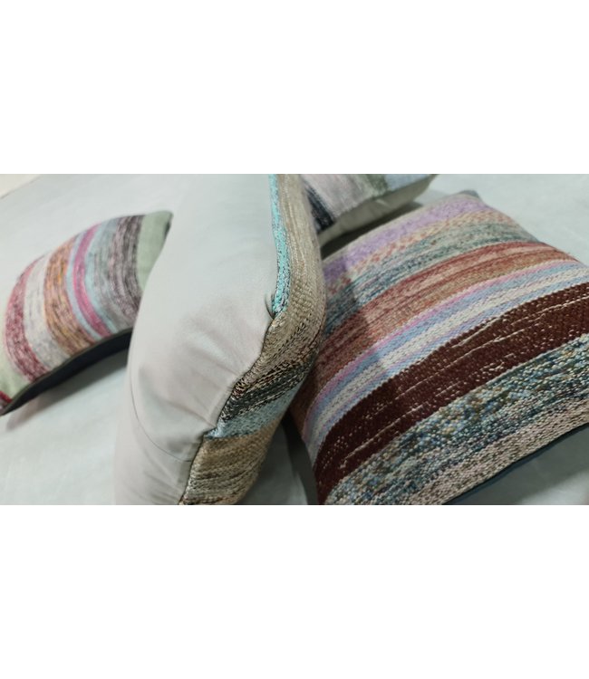 4x kelim kussens modern ca 45x45 cm met vulling