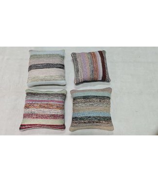 4x kilim cushion cover modern ca 45x45 cm with filling