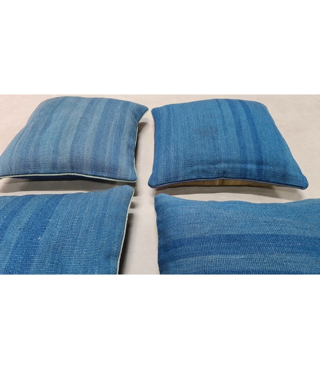 4x kilim cushion cover modern ca 45x45 cm with filling