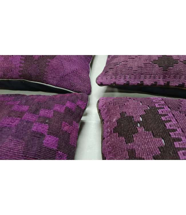 4x kelim kussens traditioneel ca 45x45 cm met vulling