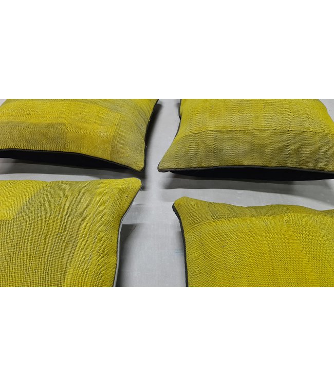 4x kilim cushion cover modern ca 45x45 cm with filling