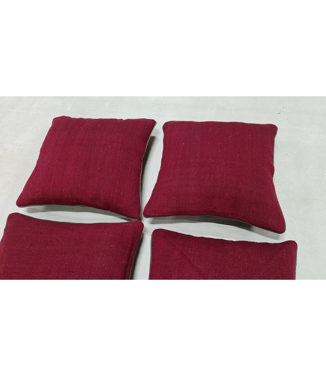 4x kelim kussens modern ca 45x45 cm met vulling