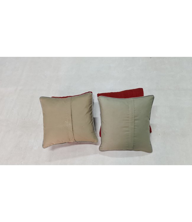 4x kilim cushion cover modern ca 45x45 cm with filling