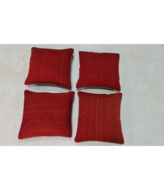 4x kilim cushion cover modern ca 45x45 cm with filling