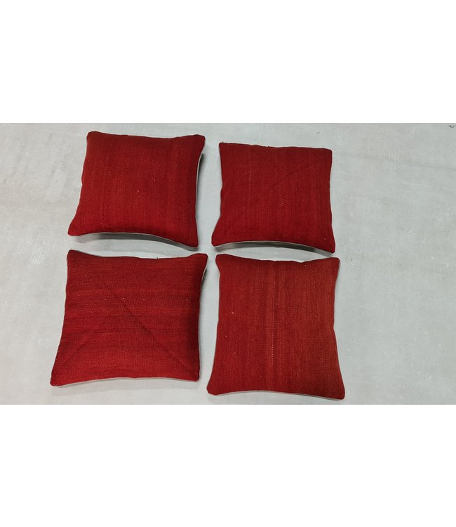 4x kilim cushion cover modern ca 45x45 cm with filling