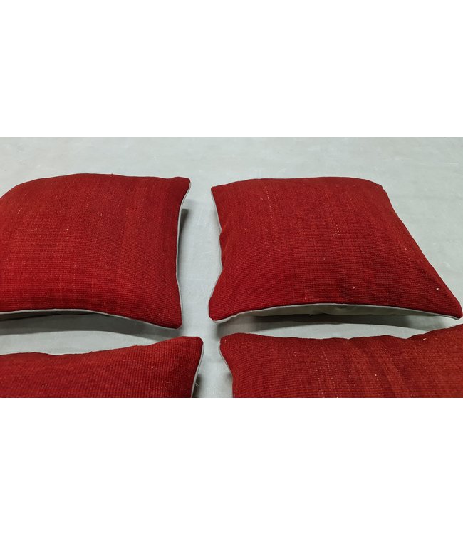 4x kilim cushion cover modern ca 45x45 cm with filling