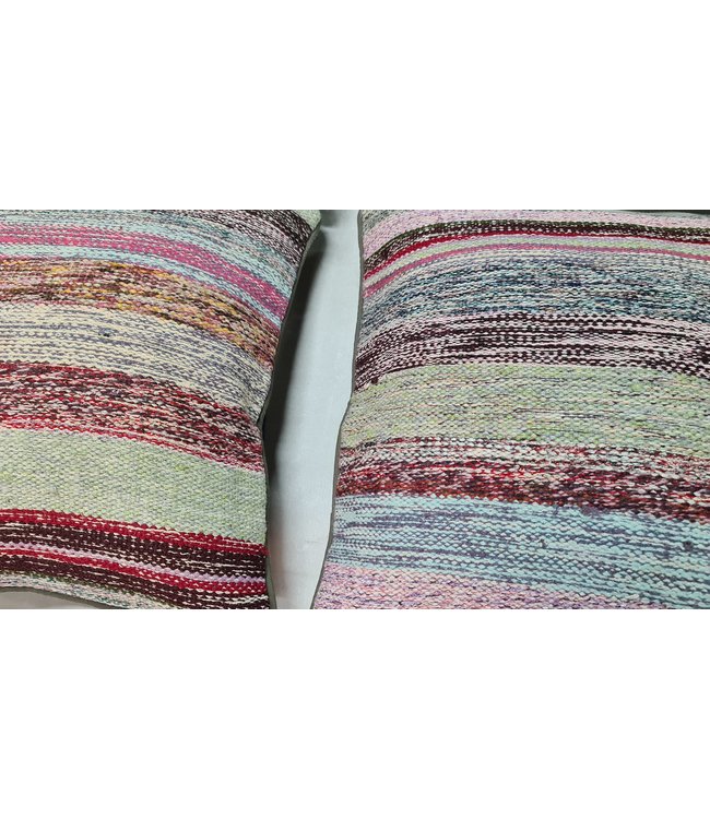 4x kelim kussens modern ca 45x45 cm met vulling