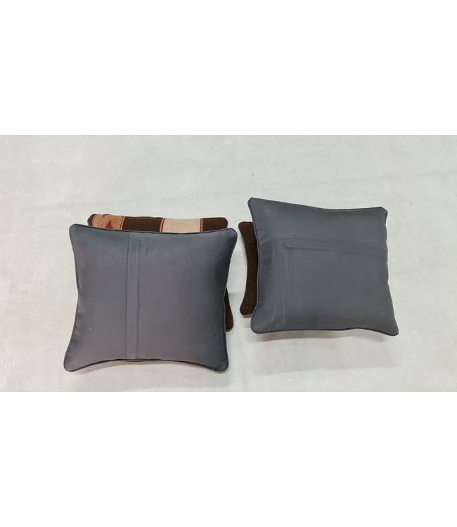 4x kilim cushion cover modern ca 45x45 cm with filling