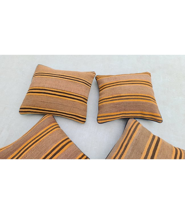 4x kelim kissens modern ca  45x45 cm mit Füllung