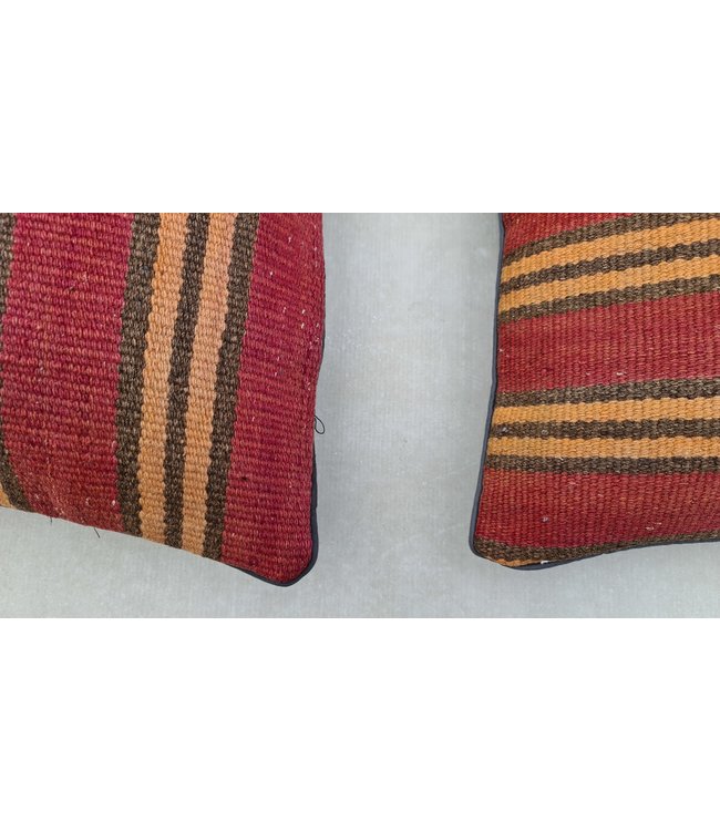 4x kelim kussens modern ca 45x45 cm met vulling