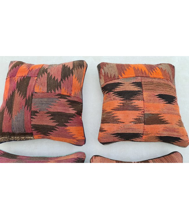 4x kelim kissens traditionell ca 45x45 cm mit Füllung