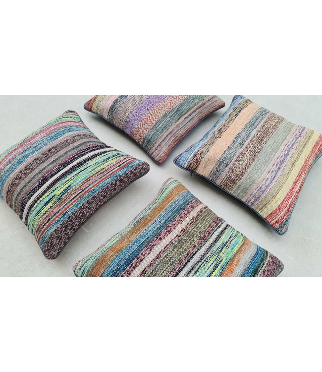 4x kelim kissens modern ca  45x45 cm mit Füllung