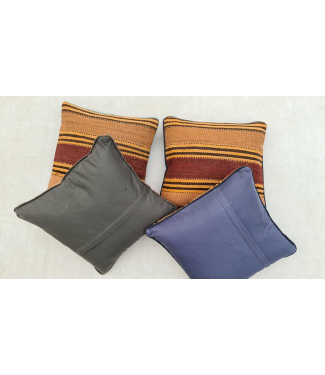 4x kelim kissens modern ca  45x45 cm mit Füllung