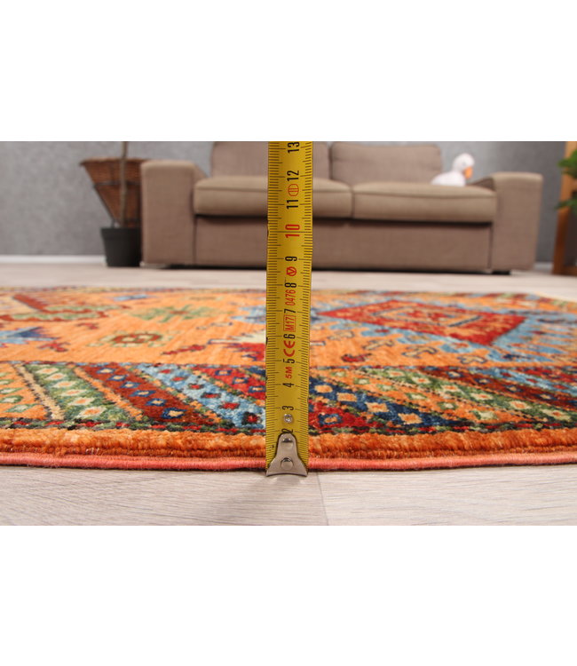 296x81 cm Hand Knotted Kazak Wool  Runner Rug Oriental Carpet