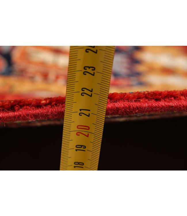 416x90 cm Handgeknüpft Kazak Wolle Läufer Teppich