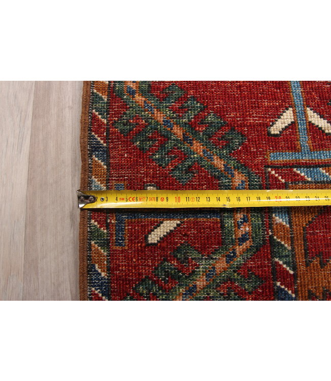 273x81 cm Handgeknüpft Kazak Wolle Läufer Teppich