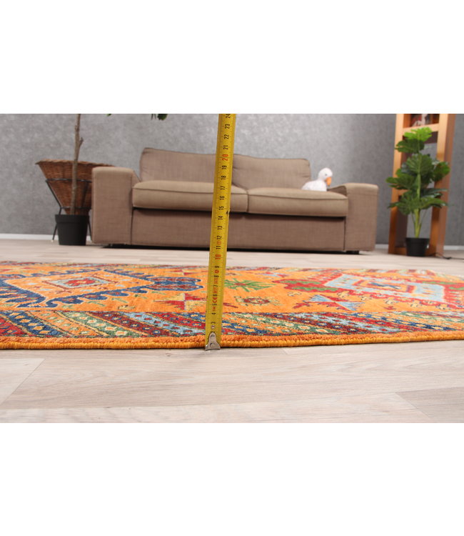 305x82 cm Handgeknüpft Kazak Wolle Läufer Teppich