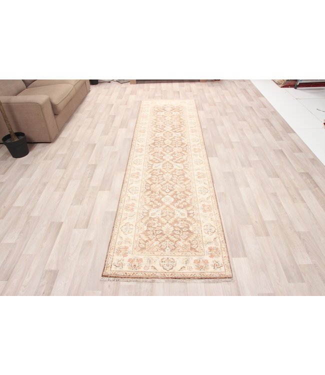 296x80 cm Handgeknoopt Ziegler Vloerkleed Wollen Loper Tapijt