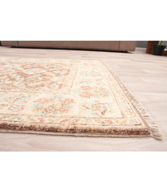 296x80 cm Handgeknoopt Ziegler Vloerkleed Wollen Loper Tapijt