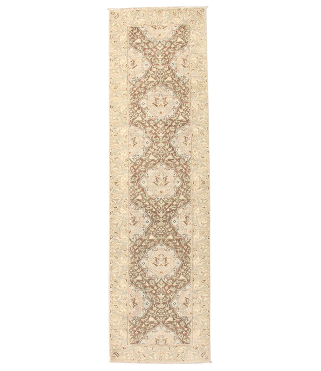 297x84 cm Hand Knotted Ziegler Wool  Runner Rug Oriental Carpet