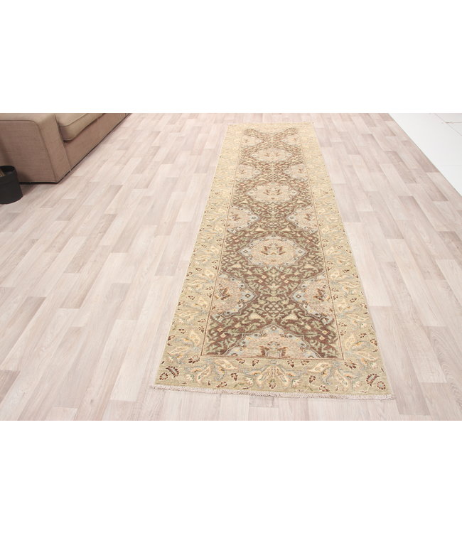 297x84 cm Handgeknoopt Ziegler Vloerkleed Wollen Loper Tapijt