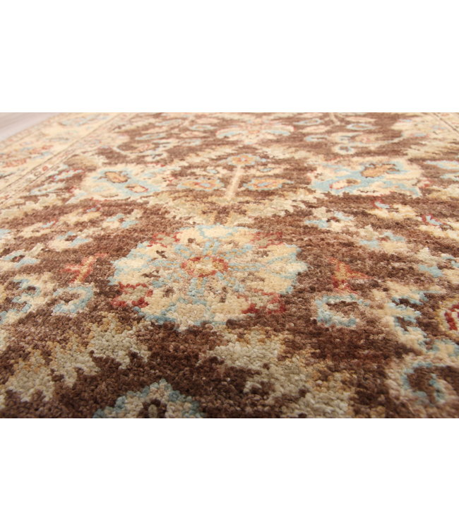 277x87 cm Handgeknüpft Ziegler Wolle Läufer Teppich