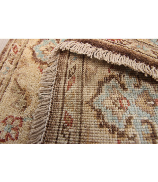 277x87 cm Handgeknoopt Ziegler Vloerkleed Wollen Loper Tapijt