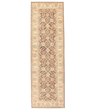 277x87 cm Hand Knotted Ziegler Wool  Runner Rug Oriental Carpet