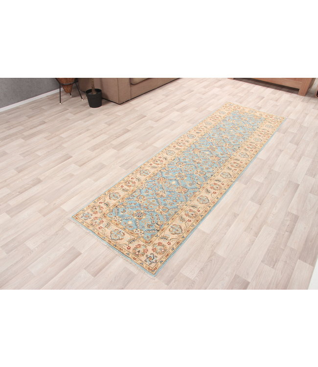 286x86 cm Hand Knotted Ziegler Wool  Runner Rug Oriental Carpet