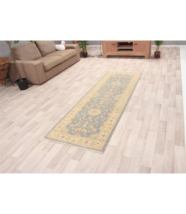 243x82 cm Hand Knotted Ziegler Wool  Runner Rug Oriental Carpet