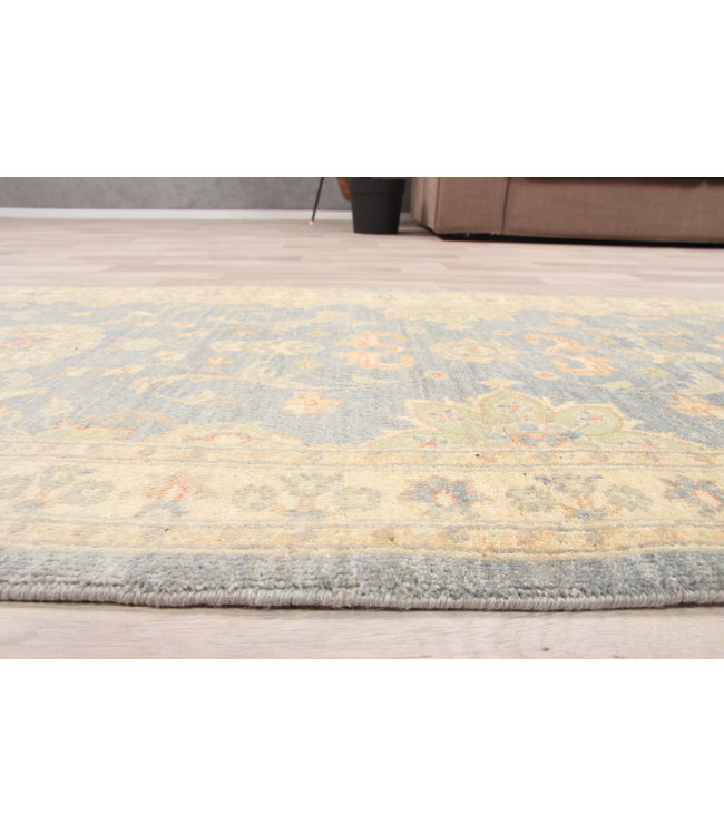 243x82 cm Hand Knotted Ziegler Wool  Runner Rug Oriental Carpet