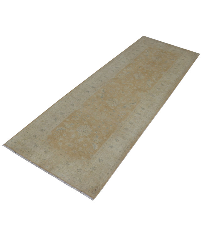 296x101 cm Hand Knotted Ziegler Wool  Runner Rug Oriental Carpet