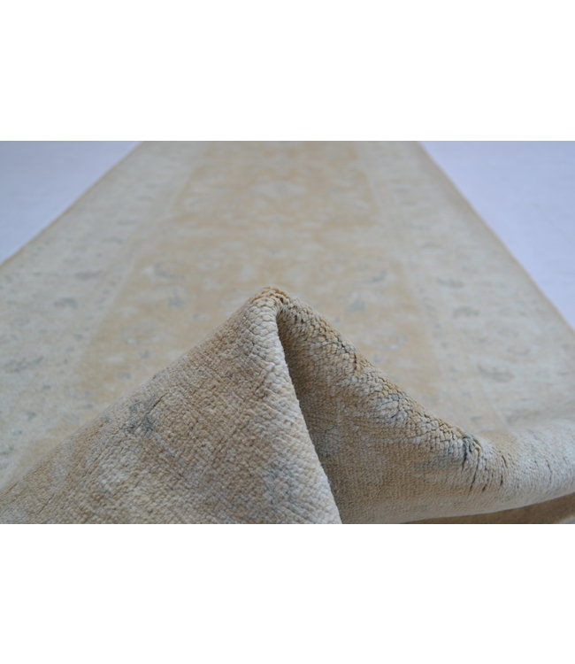 296x101 cm Handgeknoopt Ziegler Vloerkleed Wollen Loper Tapijt