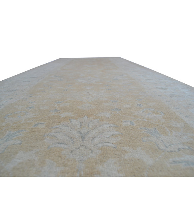 296x101 cm Handgeknoopt Ziegler Vloerkleed Wollen Loper Tapijt