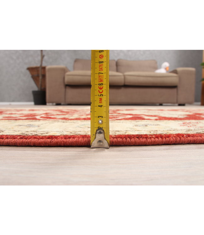 305x80 cm Handgeknoopt Ziegler Vloerkleed Wollen Loper Tapijt